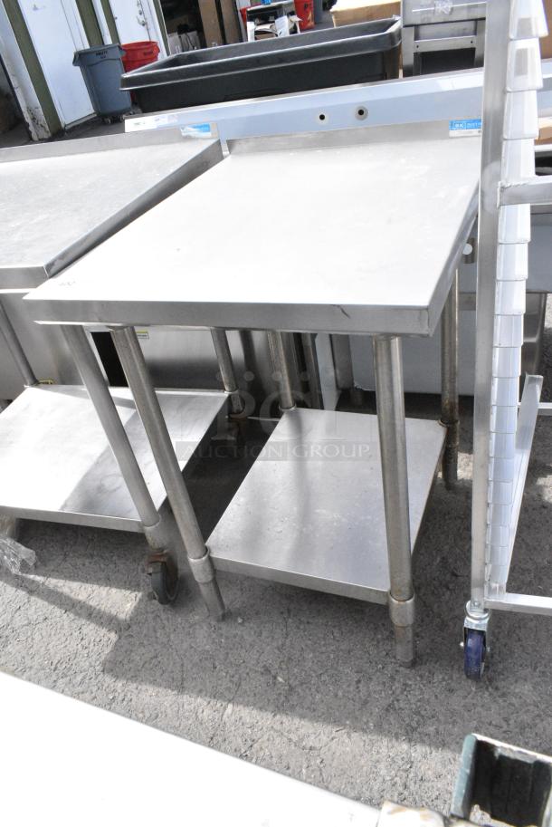 Stainless Steel Table w/ Metal Under Shelf. - Image 2 of 5