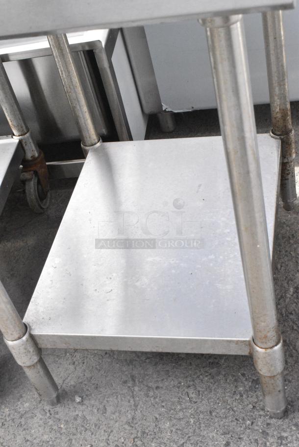 Stainless Steel Table w/ Metal Under Shelf. - Image 3 of 5