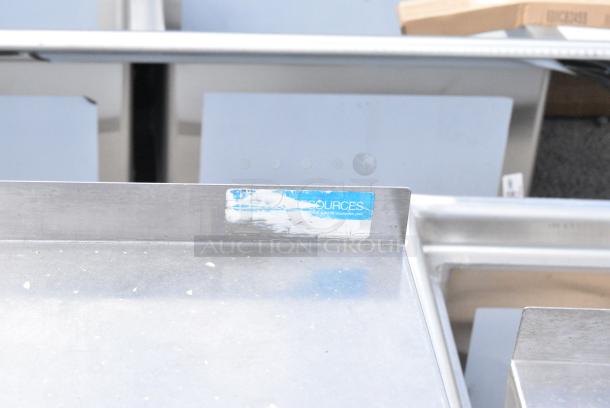 Stainless Steel Table w/ Metal Under Shelf on Commercial Casters. - Image 6 of 6