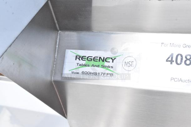 BRAND NEW SCRATCH AND DENT! Regency 600HS17FPB Hands Free Hand Sink with Pedestal Base - Image 4 of 4