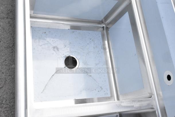 BRAND NEW SCRATCH AND DENT! Regency 600S22424224 Stainless Steel 2 Bay Sink w/ Dual Drain Boards. - Image 7 of 9