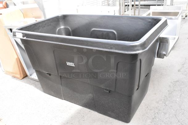 BRAND NEW SCRATCH AND DENT! Lavex Black Poly Tilt Truck - Image 1 of 4