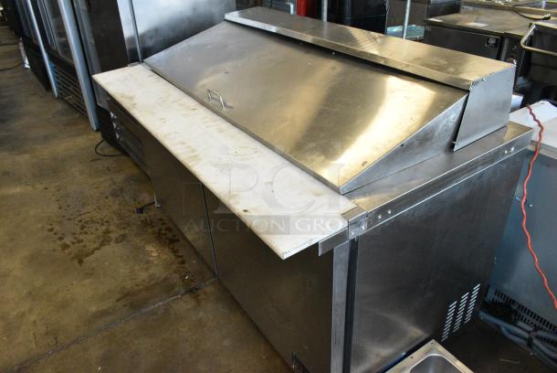 L&J NY JSP-61M Stainless Steel Commercial Prep Table. 115 Volts, 1 Phase. Tested and Working! - Image 2 of 11