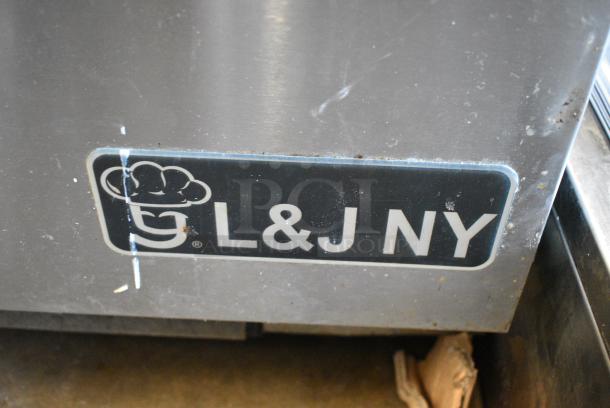 L&J NY JSP-61M Stainless Steel Commercial Prep Table. 115 Volts, 1 Phase. Tested and Working! - Image 11 of 11