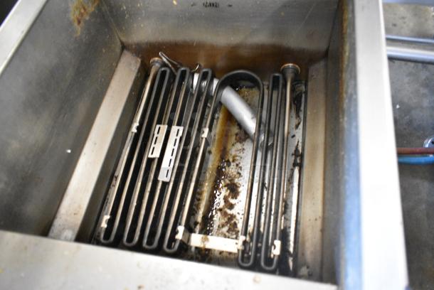2023 Cookline CF-40E-208-3 Stainless Steel Commercial Floor Style Electric Powered Deep Fat Fryer. 208 Volts, 3 Phase. - Image 6 of 9
