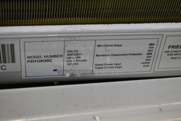 BRAND NEW SCRATCH AND DENT! 2024 Friedrich PZH12K3SC Class Select Series PTAC Air Conditioner with Heat Pump. 12000 BTU. 208/230 Volts, 1 Phase. - Image 10 of 12