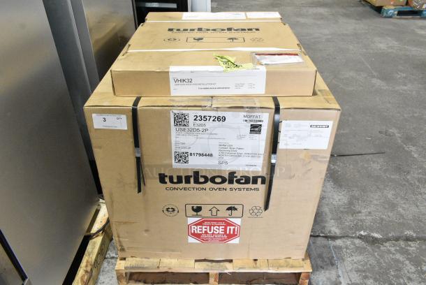 BRAND NEW SCRATCH AND DENT! Moffat E32D5 28-7/8" Turbofan Full-Size Digital/Electric Countertop Convection Oven With Porcelain Oven Chamber. 208 Volts, 1 Phase. - Image 2 of 5
