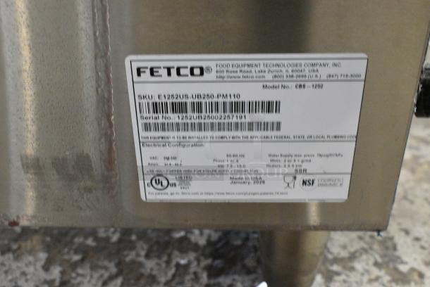 BRAND NEW SCRATCH AND DENT! 2025 Fetco CBS-1252 Plus Series Twin Automatic Digital Coffee Brewer With Plastic Brew Basket w/ Hot Water Dispenser and 2 Poly Brew Baskets. 208/240 Volts, 1 Phase. - Image 8 of 8