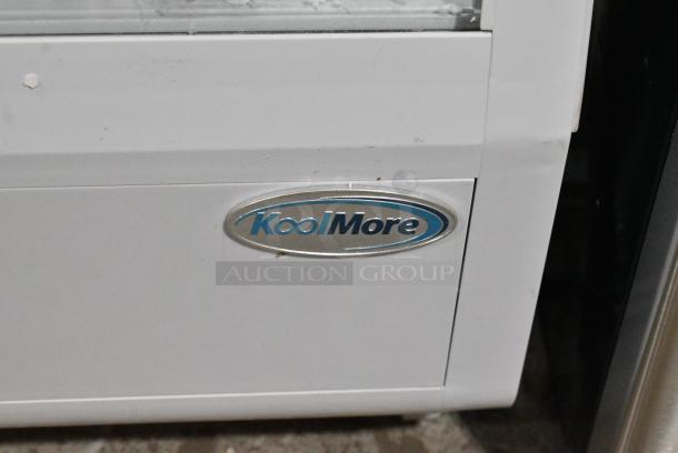 BRAND NEW SCRATCH AND DENT! KoolMore CDC-3C-WH Countertop Display Refrigerator - 3.6 Cu Ft 110-120 Volts, 1 Phase. Tested and Working! - Image 2 of 5