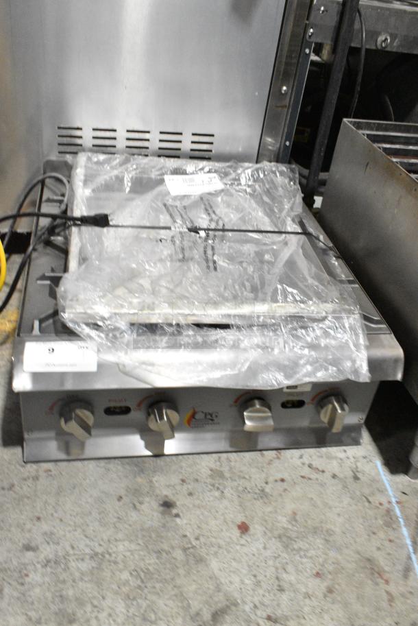 BRAND NEW SCRATCH AND DENT! 2024 Cooking Performance Group CPG 351RCPG24NL Stainless Steel Commercial 4 Burner Gas Countertop Range / Hot Plate - 88,000 BTU. - Image 2 of 8