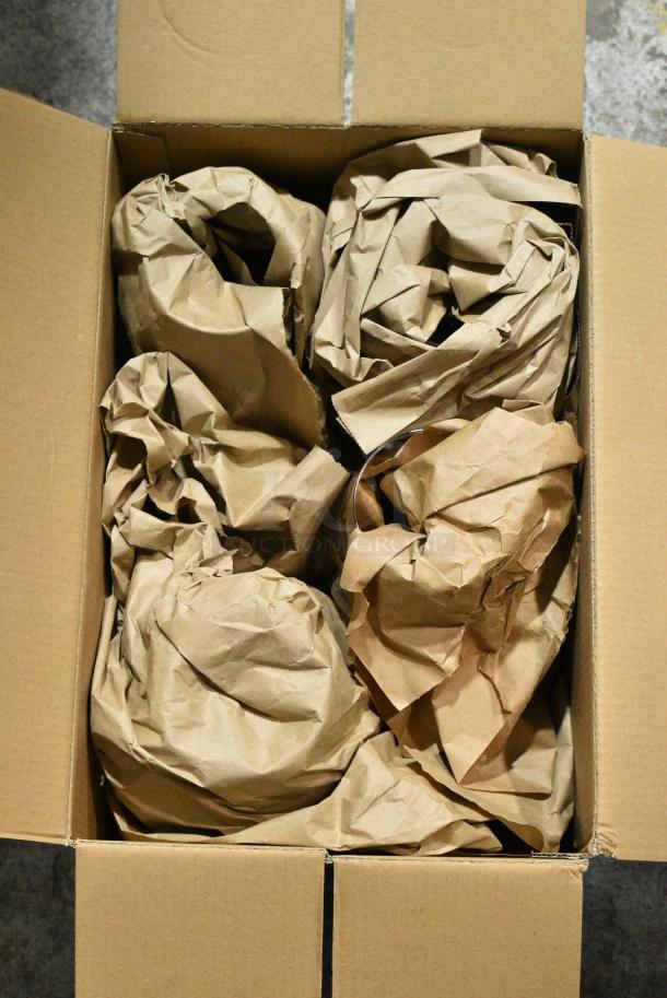 BRAND NEW SCRATCH AND DENT! Box of 4 Della Luce Astro 553ANGWN24 24 oz Red Wine Glasses - Image 3 of 8