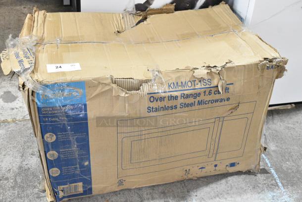 BRAND NEW SCRATCH AND DENT! KoolMore KM-MOT-1SS 1.6 cu. ft. Over the Range Stainless Steel Microwave. 120 Volts, 1 Phase. - Image 2 of 4
