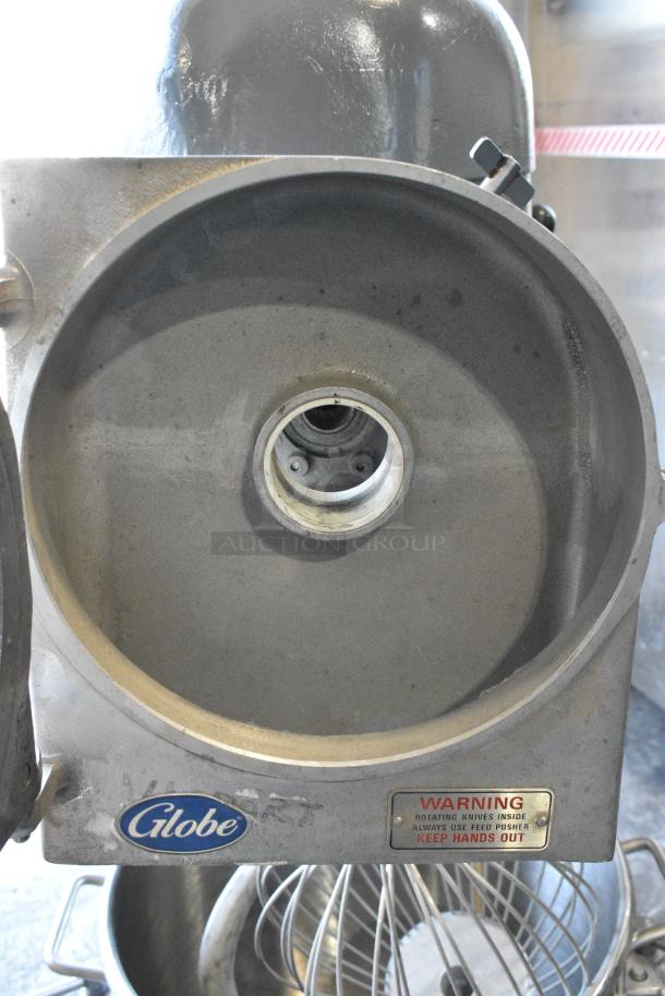 Hobart H-600 Metal Commercial Floor Style 60 Quart Planetary Dough Mixer w/ Stainless Steel Mixing Bowl, Whisk, Dough Hook Attachment and Pelican Head. 115 Volts, 1 Phase. - Image 7 of 10