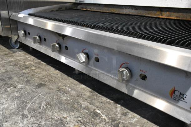 2020 Cooking Performance Group CPG 351CRCPG60NL Stainless Steel Commercial Countertop Natural Gas Powered Charbroiler Grill. 200,000 BTU. - Image 6 of 8