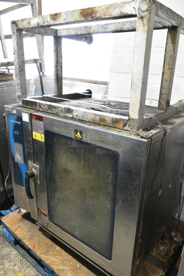 Alto Shaam 10.10 ESI Stainless Steel Commercial Electric Powered Combi Convection Oven w/ Equipment Stand. 208-240 Volts, 3 Phase. - Image 1 of 6