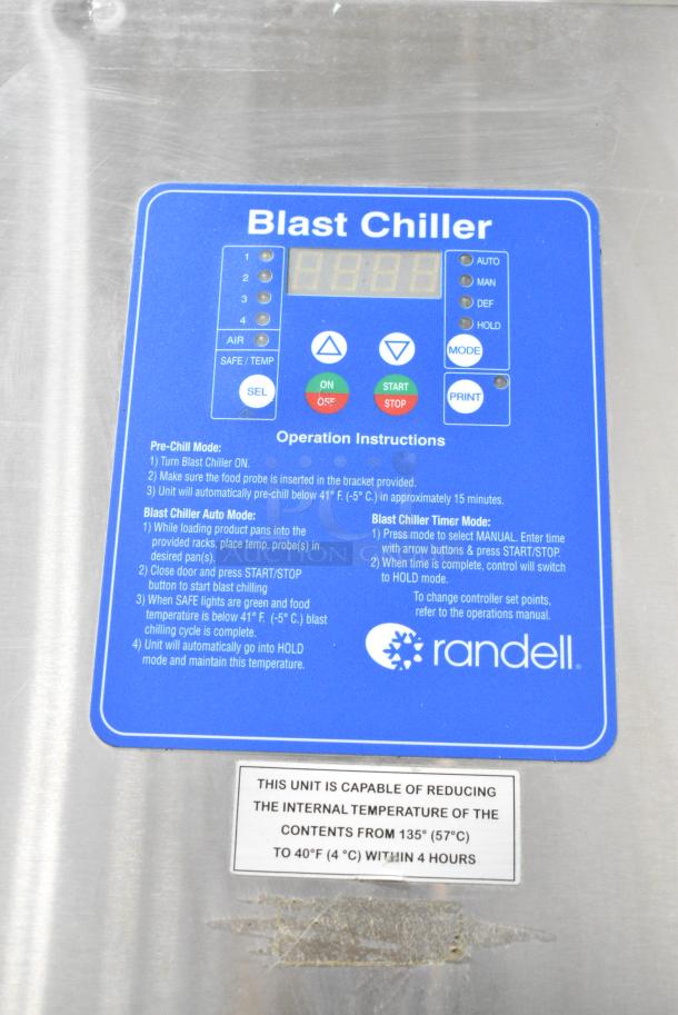 Randell BC-18 Stainless Steel Commercial Blast Chiller. 115/230 Volts, 1 Phase. - Image 4 of 6
