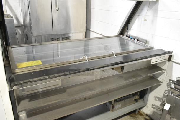 Duke Metal Commercial Subway Sandwich Make Line Prep Line w/ Lowering Sneeze Guard. 120 Volts, 1 Phase. - Image 4 of 5