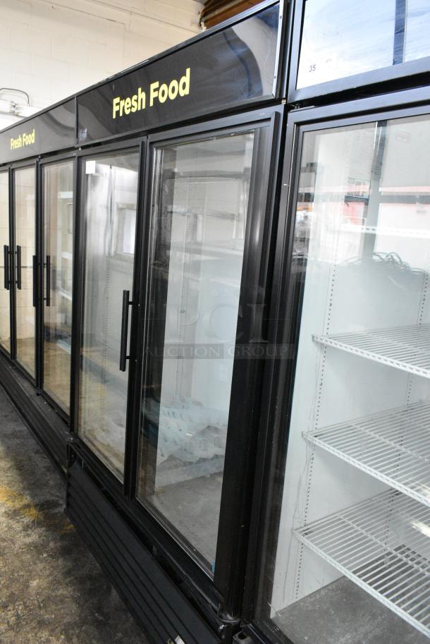 True GDM-49 Metal Commercial 2 Door Reach In Cooler Merchandiser. 115 Volts, 1 Phase. Tested and Working! - Image 1 of 6