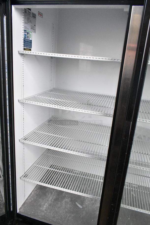 2019 True GDM-72-HC Metal Commercial 3 Door Reach In Cooler Merchandiser w/ Poly Coated Racks. 115 Volts, 1 Phase. Tested and Working! - Image 6 of 7