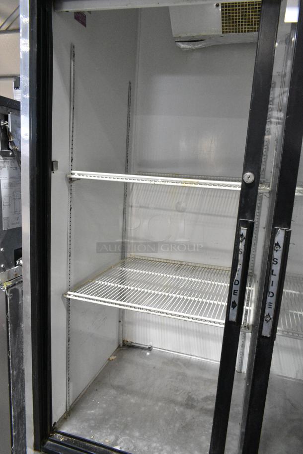 Beverage Air MF65 Metal Commercial 3 Door Reach In Cooler Merchandiser w/ Poly Coated Racks on Commercial Casters. 115 Volts, 1 Phase. Tested and Working! - Image 5 of 9
