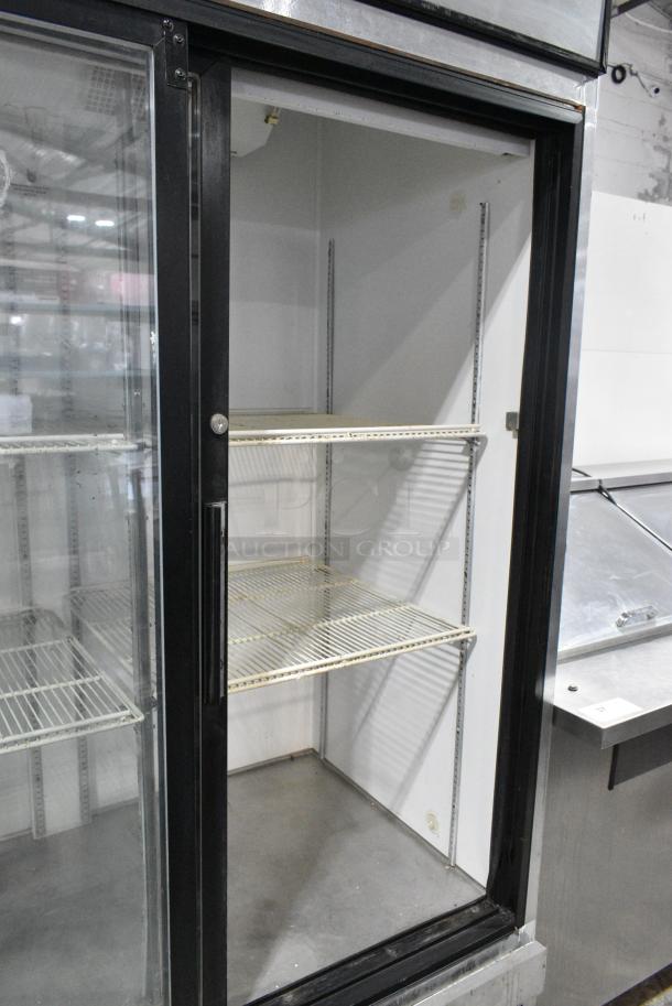Beverage Air MF65 Metal Commercial 3 Door Reach In Cooler Merchandiser w/ Poly Coated Racks on Commercial Casters. 115 Volts, 1 Phase. Tested and Working! - Image 7 of 9