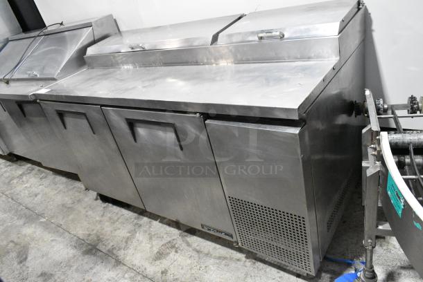 True TPP-67 Stainless Steel Commercial Pizza Prep Table on Commercial Casters. 115 Volts, 1 Phase. Tested and Powers On But Does Not Get Cold - Image 2 of 10