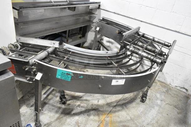 Superior TC180-15 Metal Commercial Curved Conveyor Belt. 230 Volts, 1 Phase. - Image 1 of 8