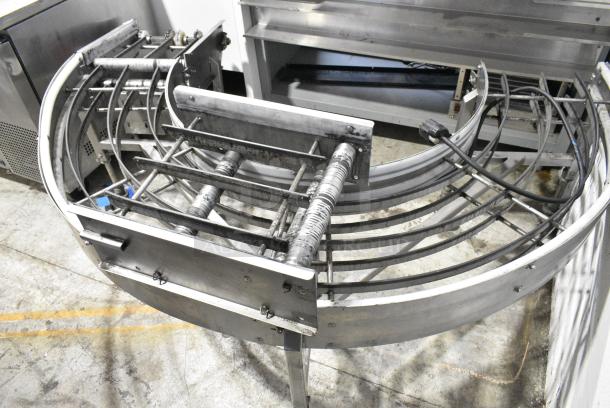 Superior TC180-15 Metal Commercial Curved Conveyor Belt. 230 Volts, 1 Phase. - Image 2 of 8