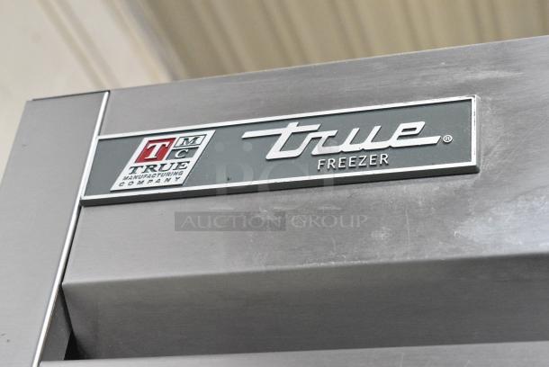 2016 True T-19F Stainless Steel Commercial Single Door Reach In Freezer w/ Poly Coated Racks on Commercial Casters. 115 Volts, 1 Phase. Tested and Working! - Image 2 of 6