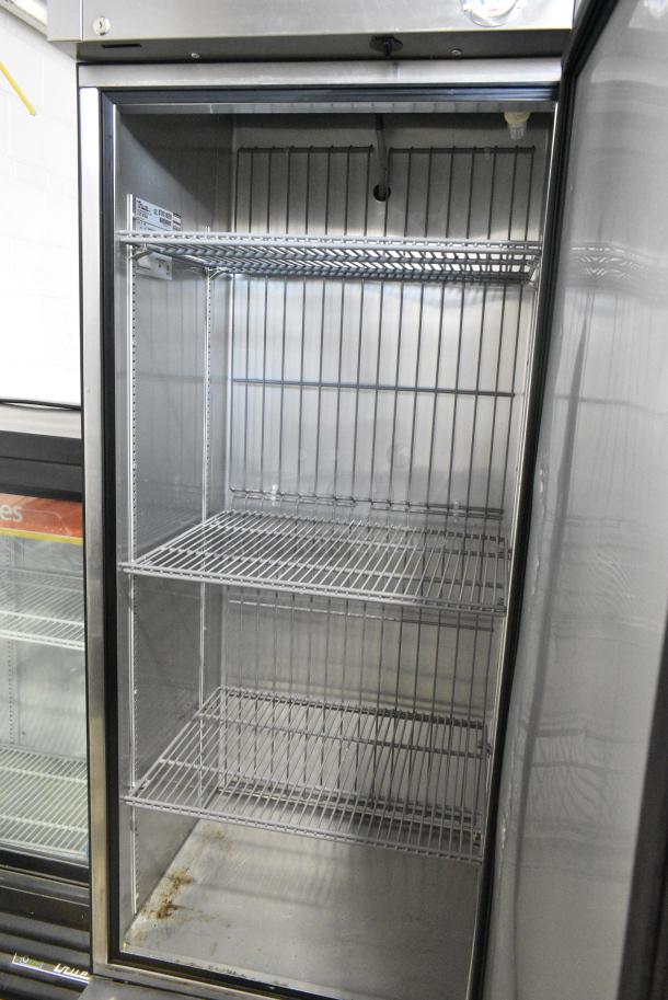 2016 True T-19F Stainless Steel Commercial Single Door Reach In Freezer w/ Poly Coated Racks on Commercial Casters. 115 Volts, 1 Phase. Tested and Working! - Image 4 of 6