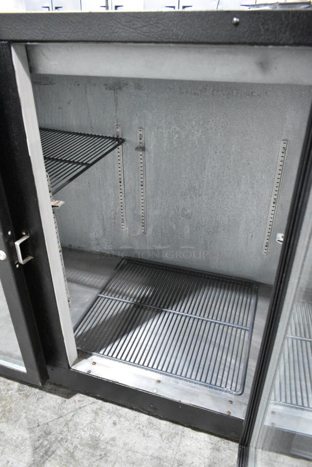 Beverage Air BB72G Metal Commercial 3 Door Back Bar Cooler Merchandiser on Commercial Casters. 115 Volts, 1 Phase. Tested and Working! - Image 7 of 13