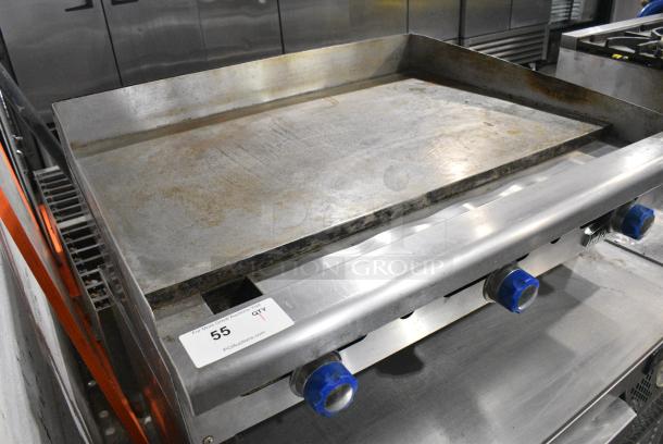 Imperial Stainless Steel Commercial Countertop Natural Gas Powered Flat Top Griddle. - Image 2 of 7