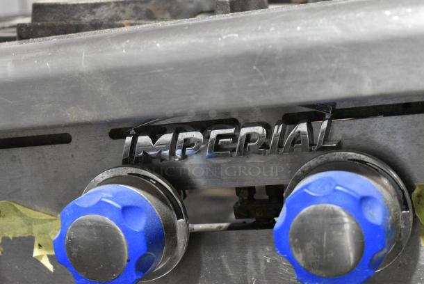 Imperial IR-6-36 Stainless Steel Commercial Countertop Natural Gas Powered 6 Burner Range. - Image 4 of 7
