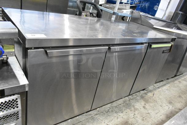 2017 Continental SW72 Stainless Steel Commercial 2 Drawer Chef Base on Commercial Casters. 115 Volts, 1 Phase. Tested and Powers On But Does Not Get Cold - Image 1 of 9