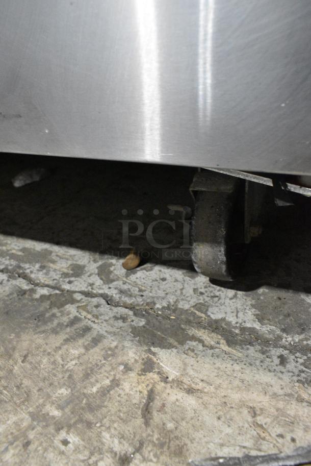 2017 Continental SW72 Stainless Steel Commercial 2 Drawer Chef Base on Commercial Casters. 115 Volts, 1 Phase. Tested and Powers On But Does Not Get Cold - Image 4 of 9