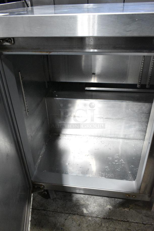 2017 Continental SW72 Stainless Steel Commercial 2 Drawer Chef Base on Commercial Casters. 115 Volts, 1 Phase. Tested and Powers On But Does Not Get Cold - Image 5 of 9