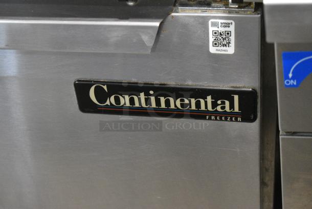 2017 Continental SW60-16 Stainless Steel Commercial Sandwich Salad Prep Table Bain Marie Mega Top on Commercial Casters. 115 Volts, 1 Phase. Tested and Working! - Image 3 of 9