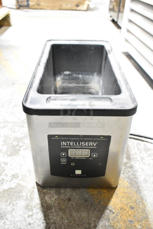 Server IS-1/3 Stainless Steel Countertop Intelliserv 6 Qt. 1/3 Pan Food Warmer. 120 Volts, 1 Phase. Tested and Working! - Image 1 of 7