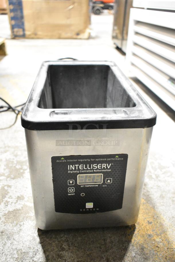 Server IS-1/3 Stainless Steel Countertop Intelliserv 6 Qt. 1/3 Pan Food Warmer. 120 Volts, 1 Phase. Cannot Test Due To Damaged Plug - Image 1 of 7