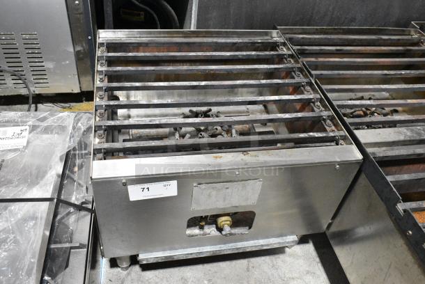 Town SR-24-G-SS-N Stainless Steel Commercial Natural Gas Powered Single Burner Stock Pot Range. - Image 1 of 6