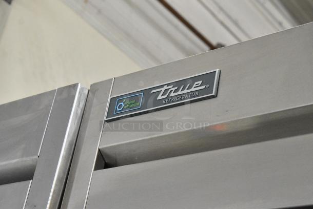 2021 True T-35-HC Stainless Steel Commercial 2 Door Reach In Cooler w/ Poly Coated Racks on Commercial Casters. 115 Volts, 1 Phase. Tested and Working! - Image 3 of 10