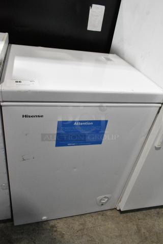 Hisense WFC050M6XWD Metal Chest Freezer w/ Hinge Lid. 115 Volts, 1 Phase. Tested and Working!