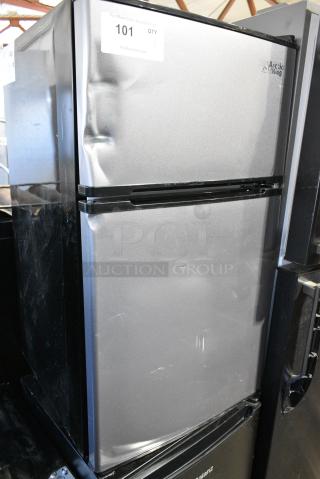 Arctic King Mini Cooler w/ Freezer. 115 Volts, 1 Phase. Tested and Powers On But Does Not Get Cold