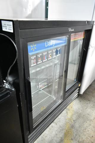2018 True GDM-41SL-48-HC-LD Metal Commercial 2 Door Reach In Cooler Merchandiser. 115 Volts, 1 Phase. Tested and Powers On But Does Not Get Cold