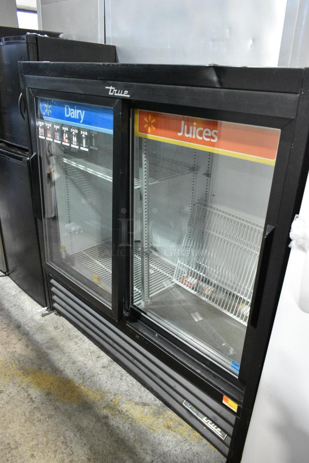 2018 True GDM-41SL-48-HC-LD Metal Commercial 2 Door Reach In Cooler Merchandiser. 115 Volts, 1 Phase. Tested and Powers On But Does Not Get Cold - Image 2 of 7