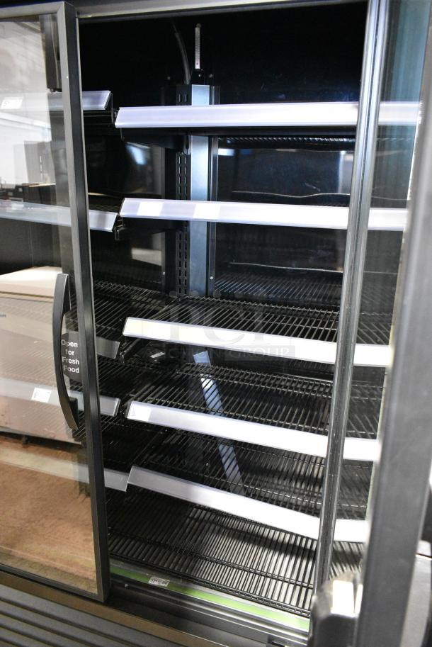 2021 True TVM-48SL-HC Metal Commercial 2 Door Reach In Cooler Merchandiser w/ Poly Coated Racks. 115 Volts, 1 Phase. Tested and Working! - Image 7 of 11