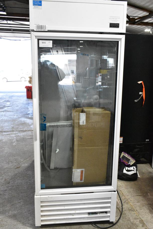 2020 True TSCI-600R-G-PH Metal Commercial Single Door Reach In Cooler Merchandiser w/ Poly Coated Racks. 115 Volts, 1 Phase. Tested and Powers On But Does Not Get Cold - Image 2 of 11