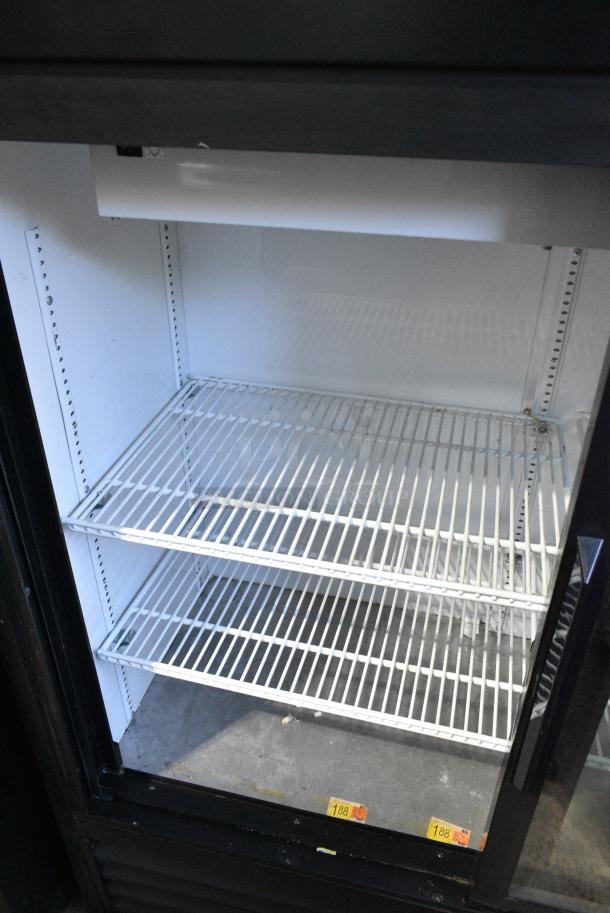 2019 True GDM-41SL-48-HC-LD Metal Commercial 2 Door Reach In Cooler Merchandiser. 115 Volts, 1 Phase. Tested and Powers On But Does Not Get Cold - Image 4 of 6
