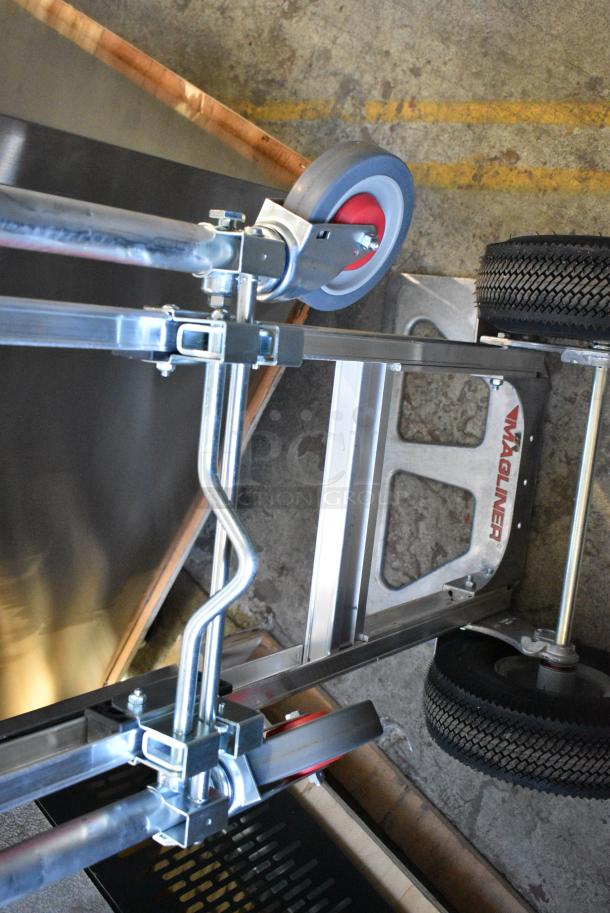 BRAND NEW SCRATCH AND DENT! Magliner Gemini Sr. 500 lb. 2-in-1 Convertible Hand Truck with 10" Pneumatic Wheels and U-Loop Handle GMK81UA4 546MG81UA4 - Image 6 of 7