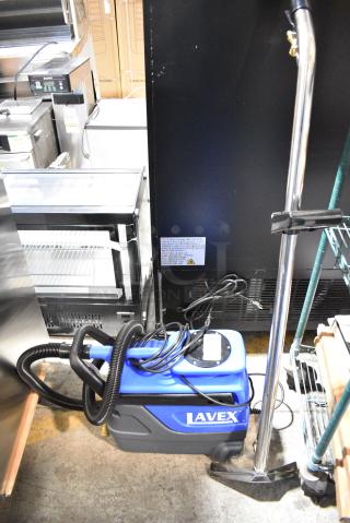 BRAND NEW SCRATCH AND DENT! Lavex 2-Stage Cold Water Spot Extractor with 7' Vacuum and Solution Hoses and 4" Clear-View Upholstery Tool - 3 Gallon, 55 PSI, 115 Volts, 1 Phase. Tested and Working!